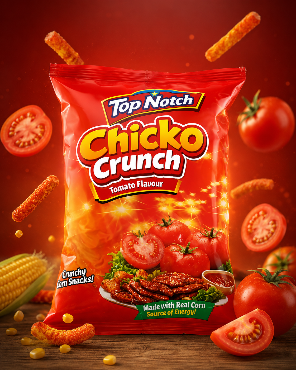 Chicko Crunch — Tomato front